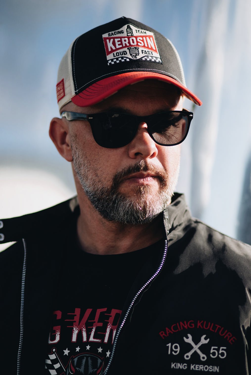 Herren Trucker Cap "Loud & Fast" in Black – Cap von King Kerosin - Ansicht 8
