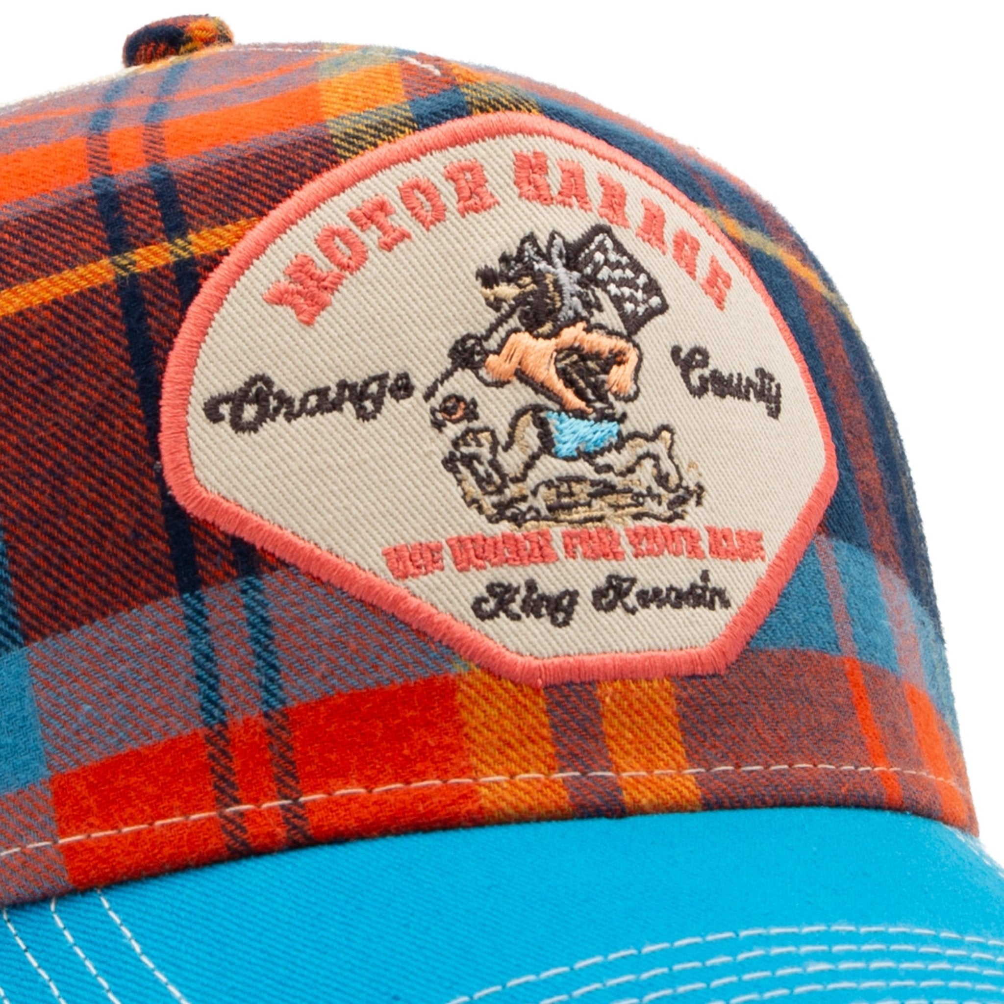 Herren Trucker Cap "Motor Garage" in Brown – Cap von King Kerosin - Ansicht 4