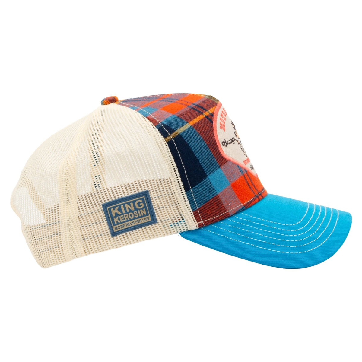 Herren Trucker Cap "Motor Garage" in Brown – Cap von King Kerosin - Ansicht 3