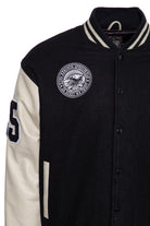 King Kerosin - Hochwertige College Jacke aus Wolle und Leder