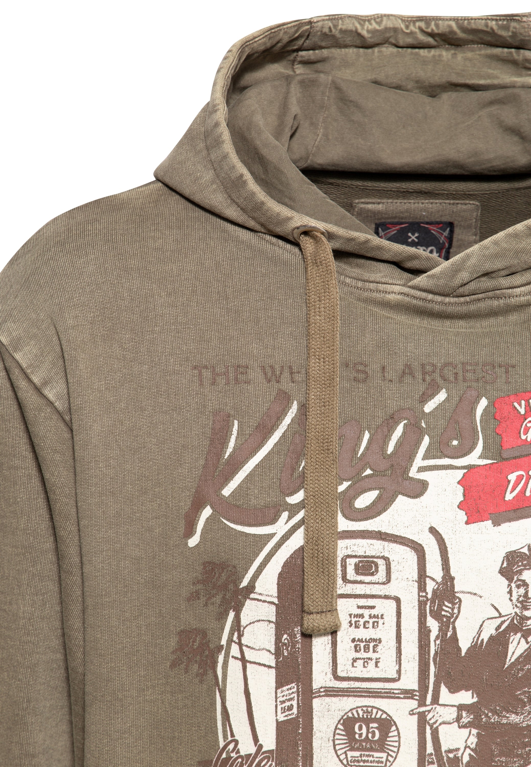 King Kerosin - Hoodie Acidwash «Kings»