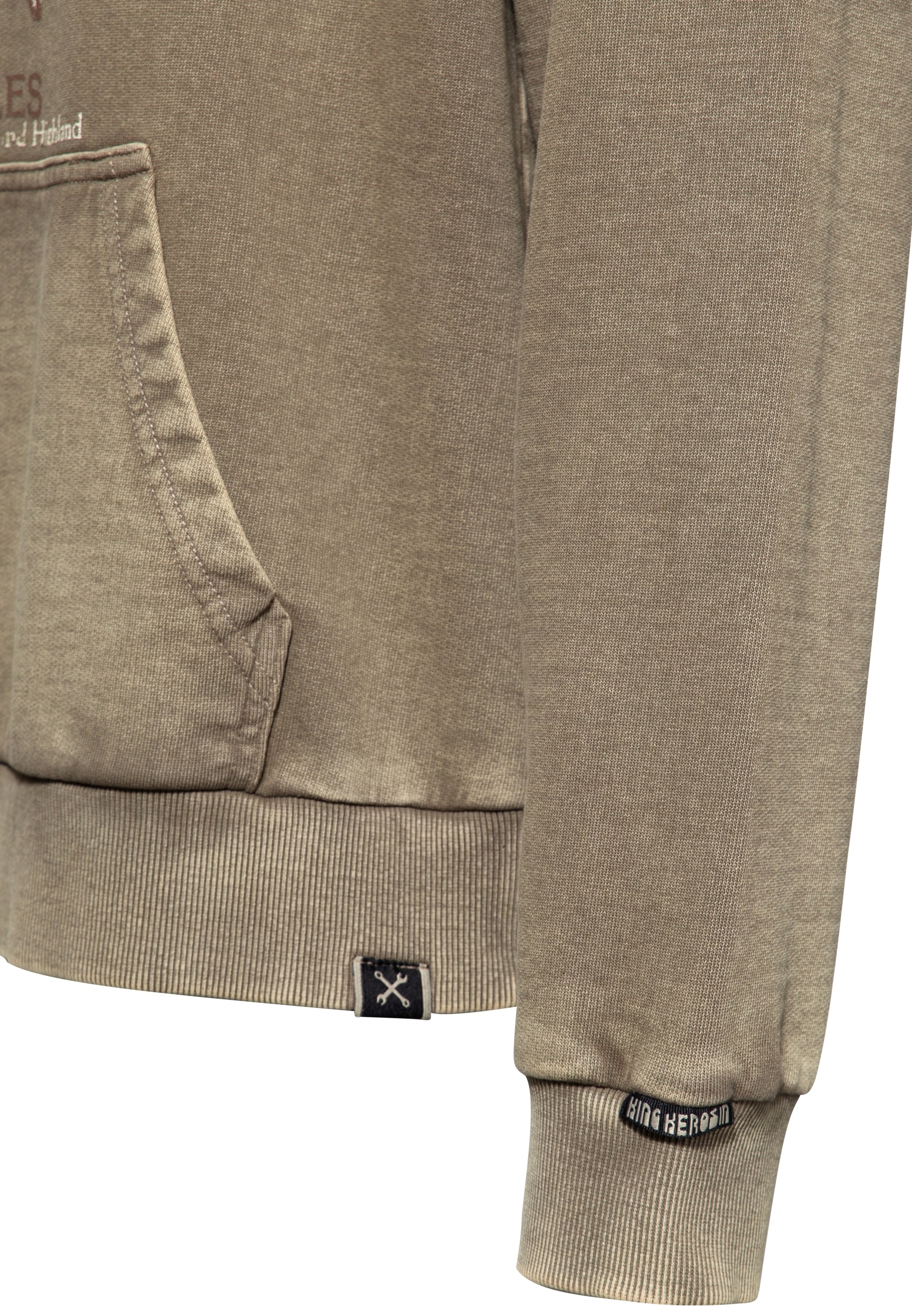 King Kerosin - Hoodie Acidwash «Kings»