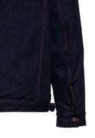 Jeansjacke 'Cowhide' in Dunkelblau – Jeansjacken von King Kerosin - Ansicht 11