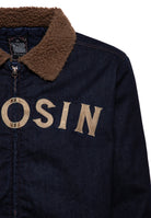 Jeansjacke in Dunkelblau – Jeansjacken von King Kerosin - Ansicht 3