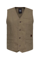 Jeansweste in Khaki Westen von King Kerosin