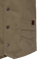 Jeansweste in Khaki Westen von King Kerosin