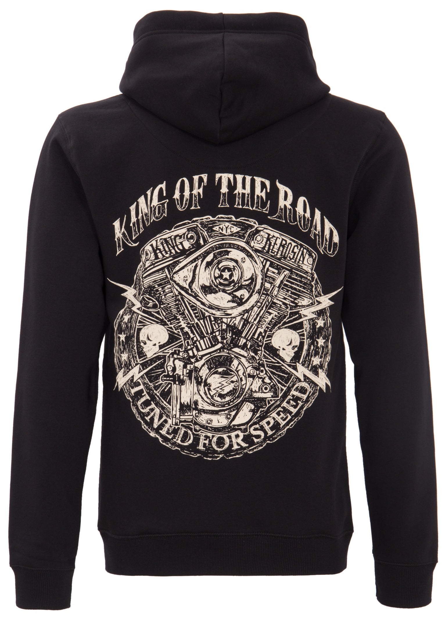 King Kerosin - Kapuzenjacke mit Logostickerei