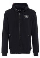 King Kerosin - Kapuzenjacke mit Stickerei und Rückenprint «Jinete de la Muerte»