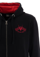 King Kerosin - Kapuzenjacke mit Stickerei und Rückenprint «Race like a Devil»