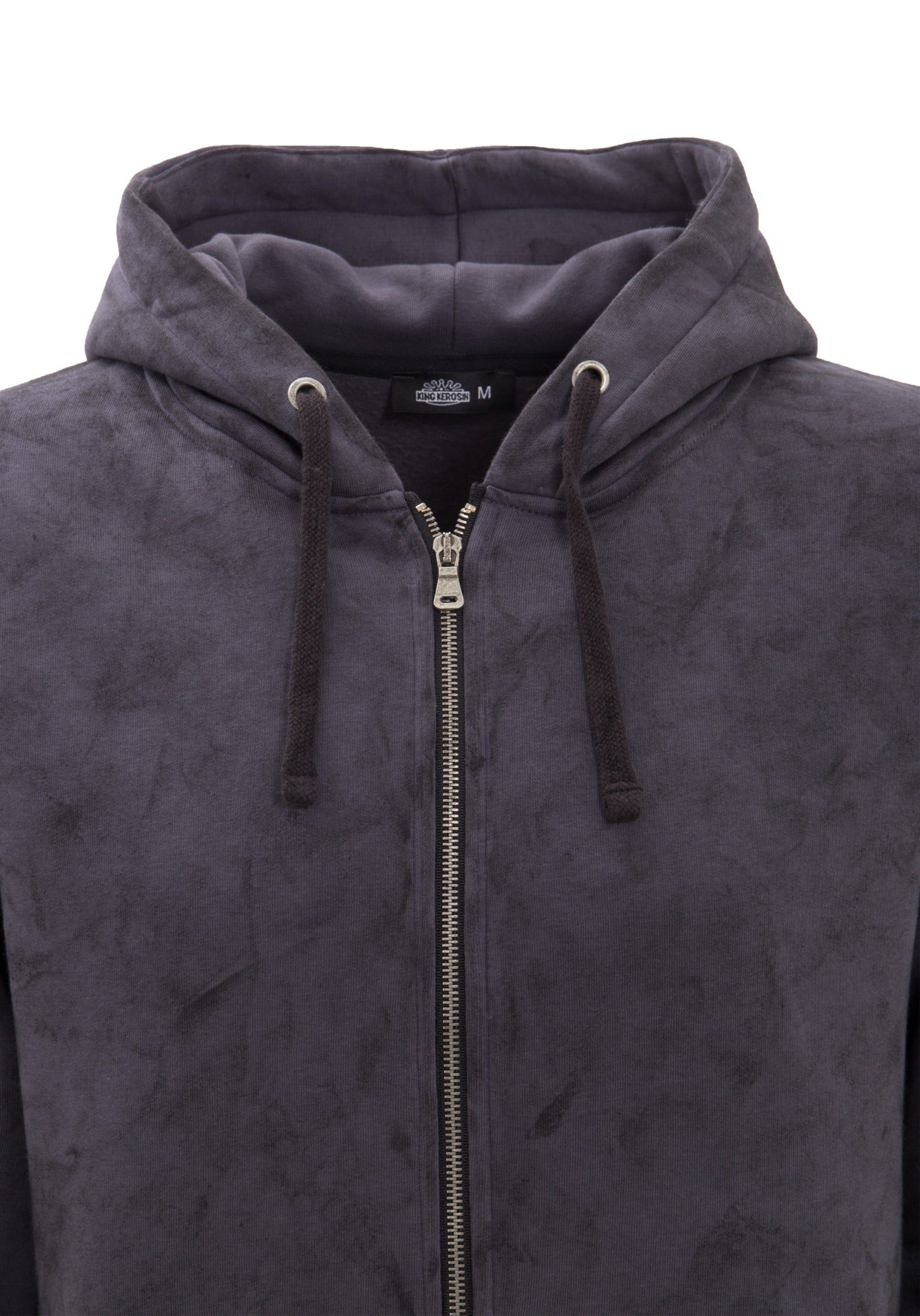 King Kerosin - Kapuzenjacke mit Vintage Waschung