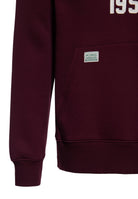 Kapuzenpullover 'Bakersfield All Stars' in Bordeaux – Kapuzenpullover von King Kerosin - Ansicht 4