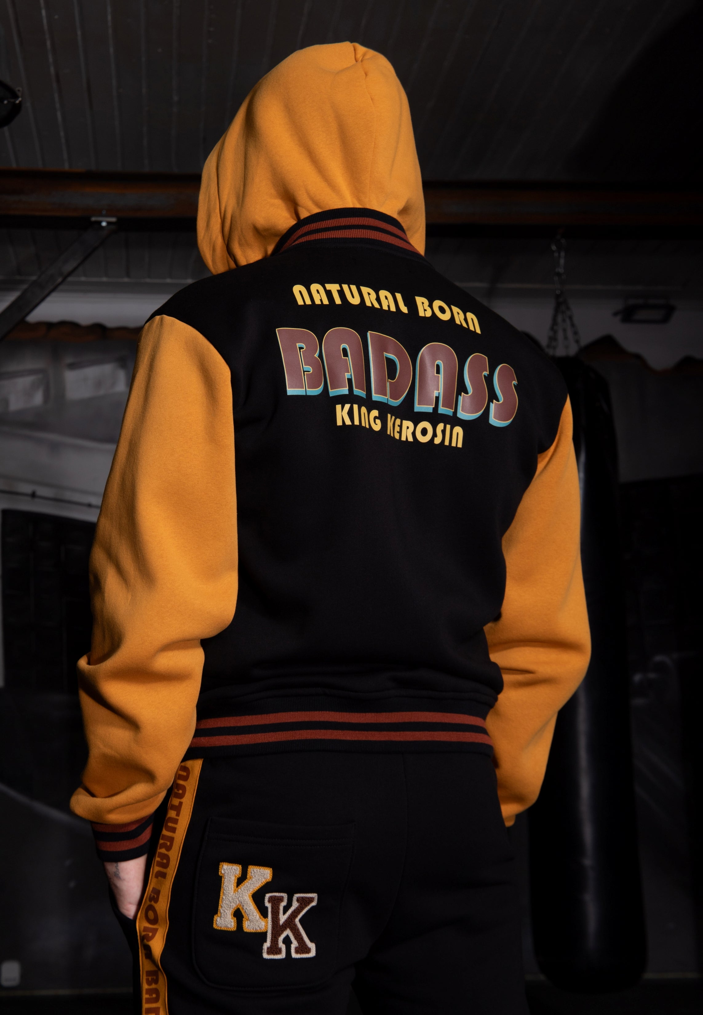 King Kerosin - Kapuzensweatjacke «Natural Born Badass»