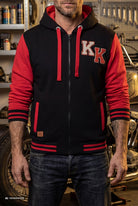 Kapuzensweatjacke 'Never Fuck A Fucker' in Schwarz Sweatjacken von King Kerosin