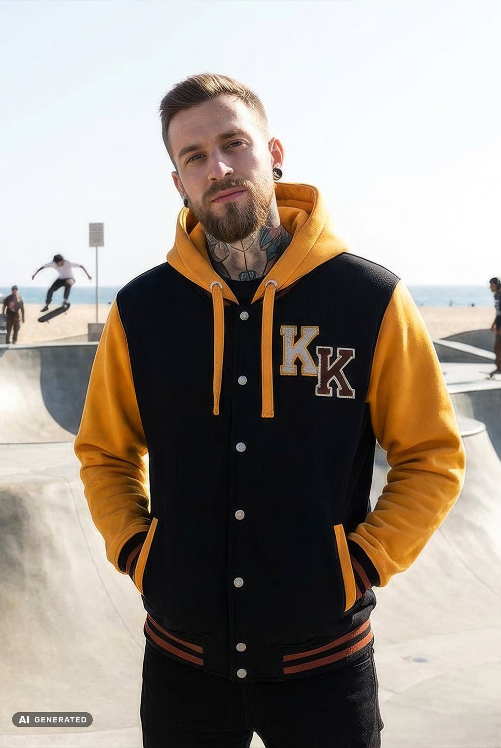Kapuzensweatjacke «Sex, Drugs & Rock 'n' Roll» Sweatjacken von King Kerosin