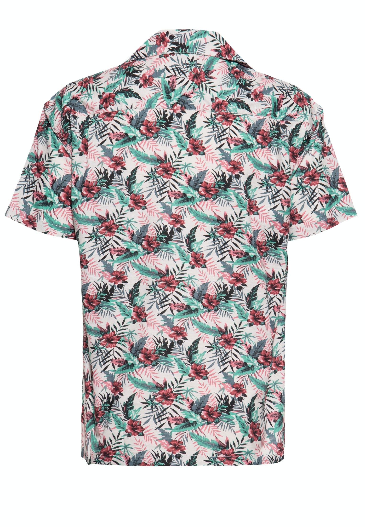 King Kerosin - Kurzarm Hemd mit hawaiianischem Muster