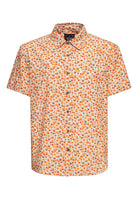 Kurzarmhemd 'Citrus Cocktail' in Orange Hemden - Kurzarm von King Kerosin