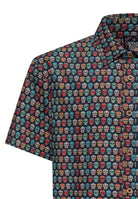 Kurzarmhemd 'Sugar Skull' in Schwarz Hemden - Kurzarm von King Kerosin