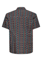 Kurzarmhemd 'Sugar Skull' in Schwarz Hemden - Kurzarm von King Kerosin