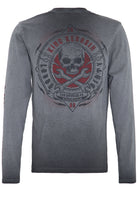King Kerosin - Langarm Shirt mit Backdruck in Used - Optik «Loud & Dirty»