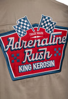 Langarmhemd 'Adrenaline Rush' in Khaki – Hemden - Langarm von King Kerosin - Ansicht 6