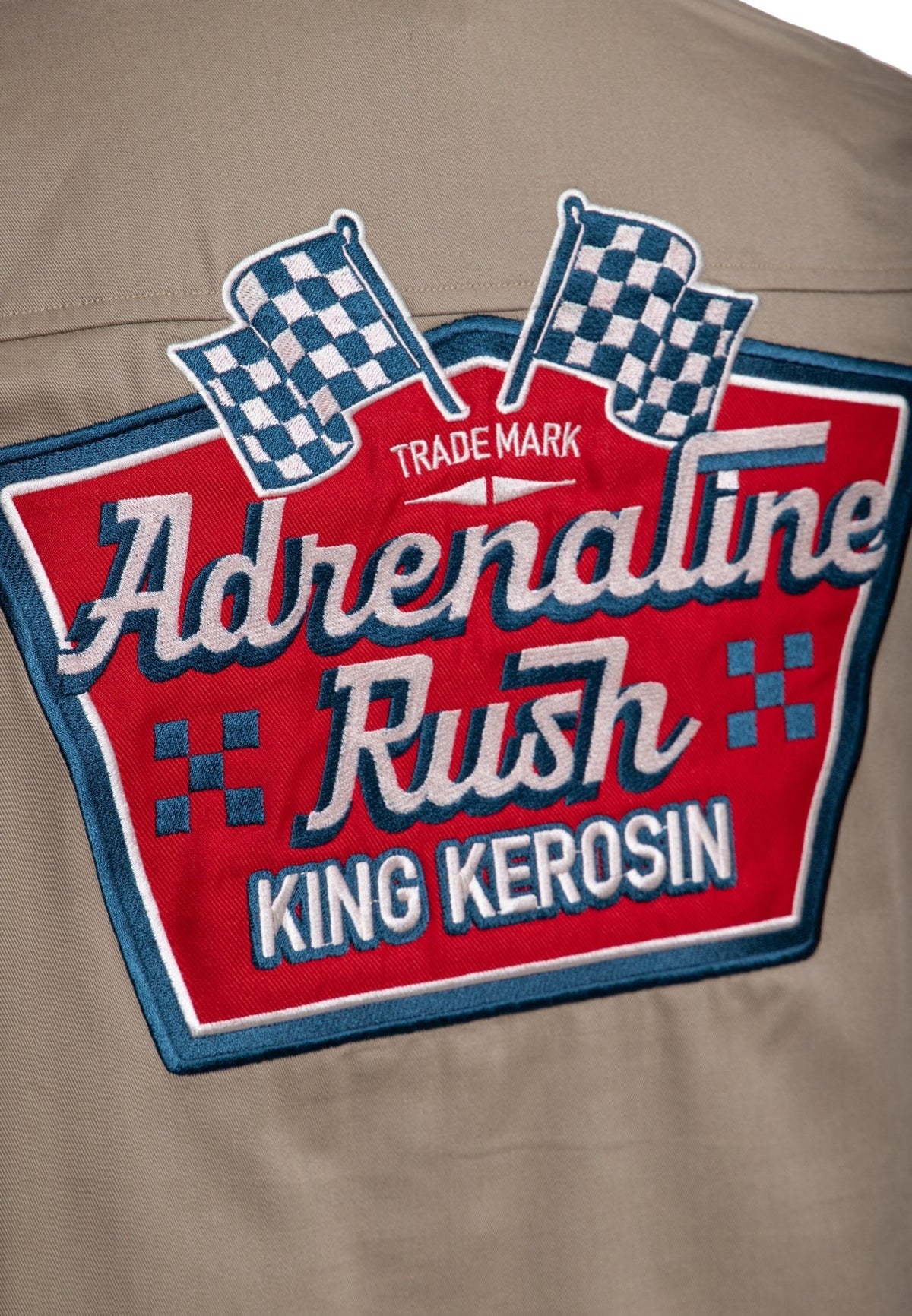 Langarmhemd 'Adrenaline Rush' in Khaki – Hemden - Langarm von King Kerosin - Ansicht 6