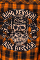 King Kerosin - Langarmhemd im Biker - Style «Ride Forever»