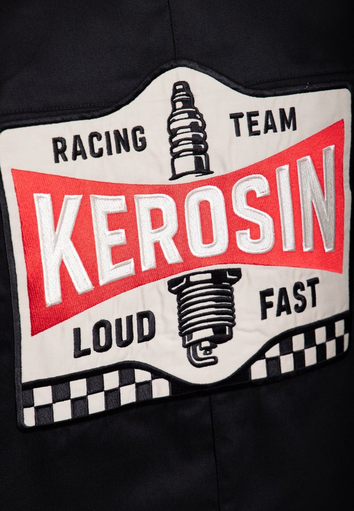 Langarmhemd 'Kerosin Racing Team' in Schwarz – Hemden - Langarm von King Kerosin - Ansicht 6