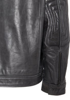 King Kerosin - Lederjacke mit Biker Details