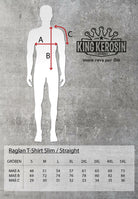 King Kerosin - Longsleeve mit gestreiften Ärmeln und Stickerei im Rücken «Tough as Nails»
