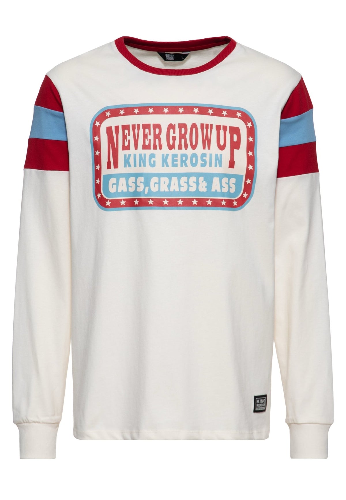 Longsleeve «Never Grow Up» – Langarmshirts von King Kerosin - Ansicht 1