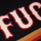 Motorradmatte 'Never Fuck a Fucker' in Schwarz – Motorradmatte von King Kerosin - Ansicht 4