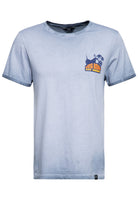 Oil Wash T-Shirt «Long Beach» T-Shirts von King Kerosin