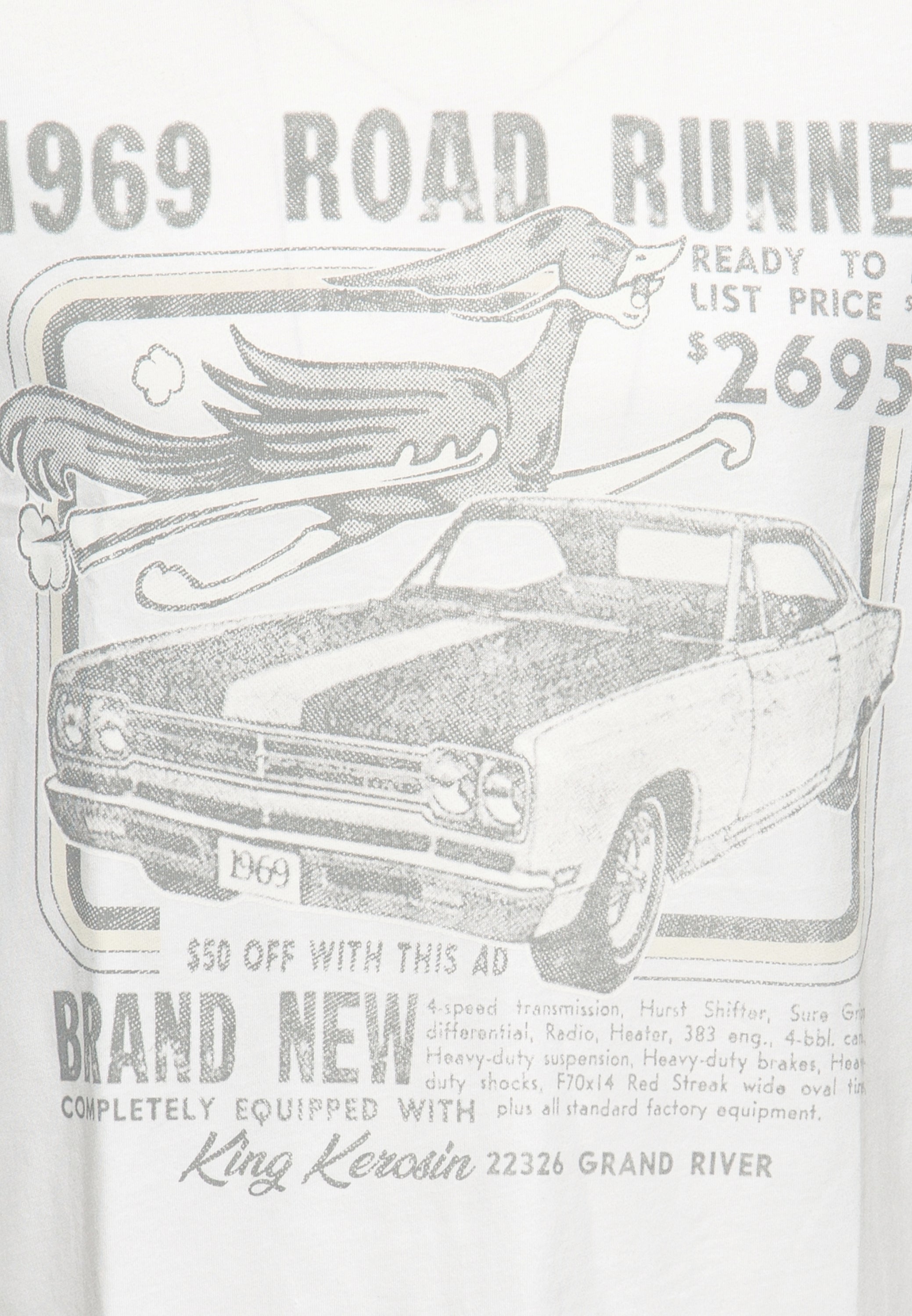 King Kerosin - Oldschool Ringer T-Shirt «1969 Road Runner»
