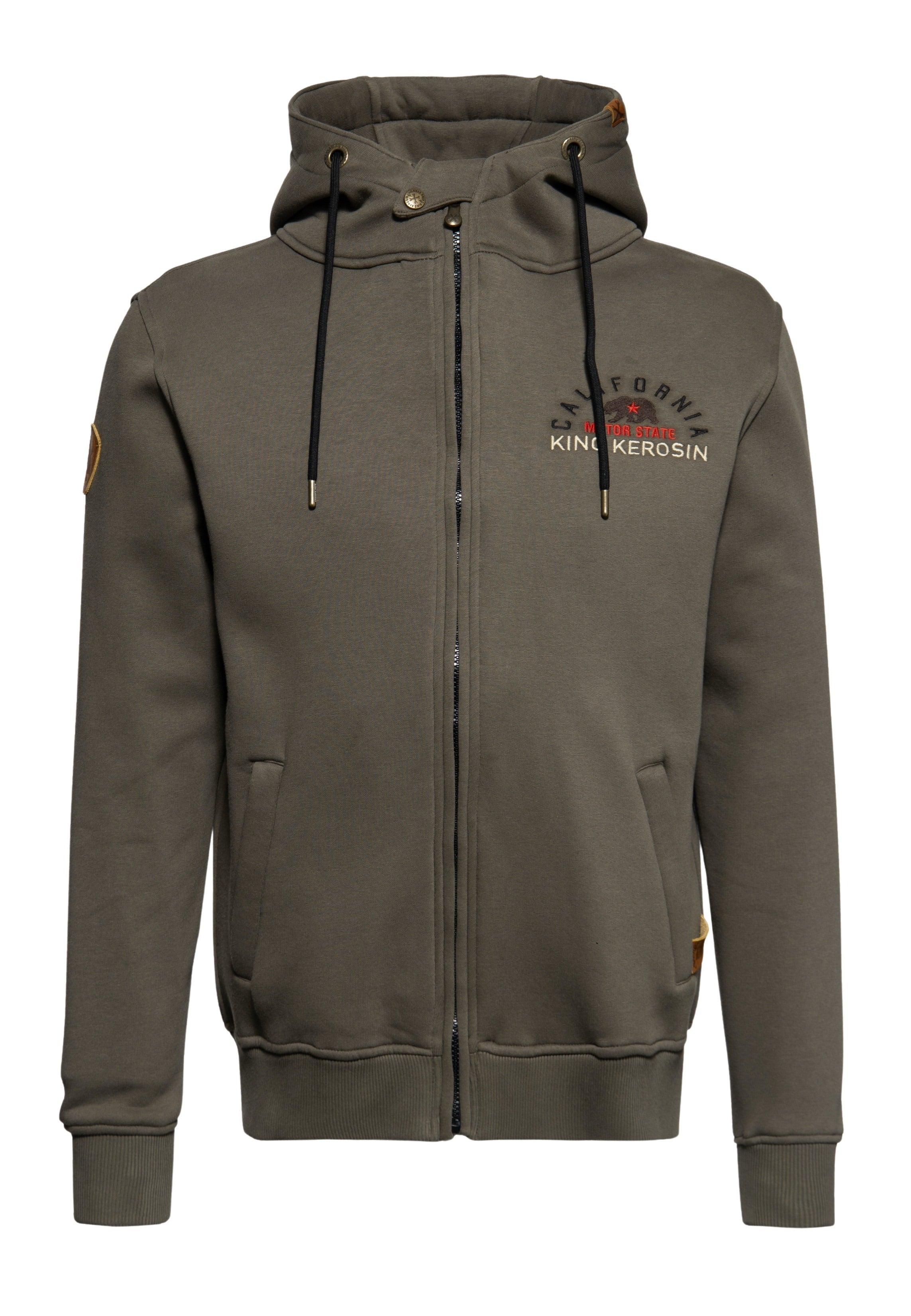 Outdoor Sweatjacke «KK Adventure Gear - Motor State California» Sweatjacken von King Kerosin