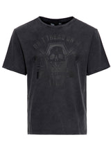 Acid - Washed T-Shirt «Don't Tread On Me» T-Shirts von King Kerosin