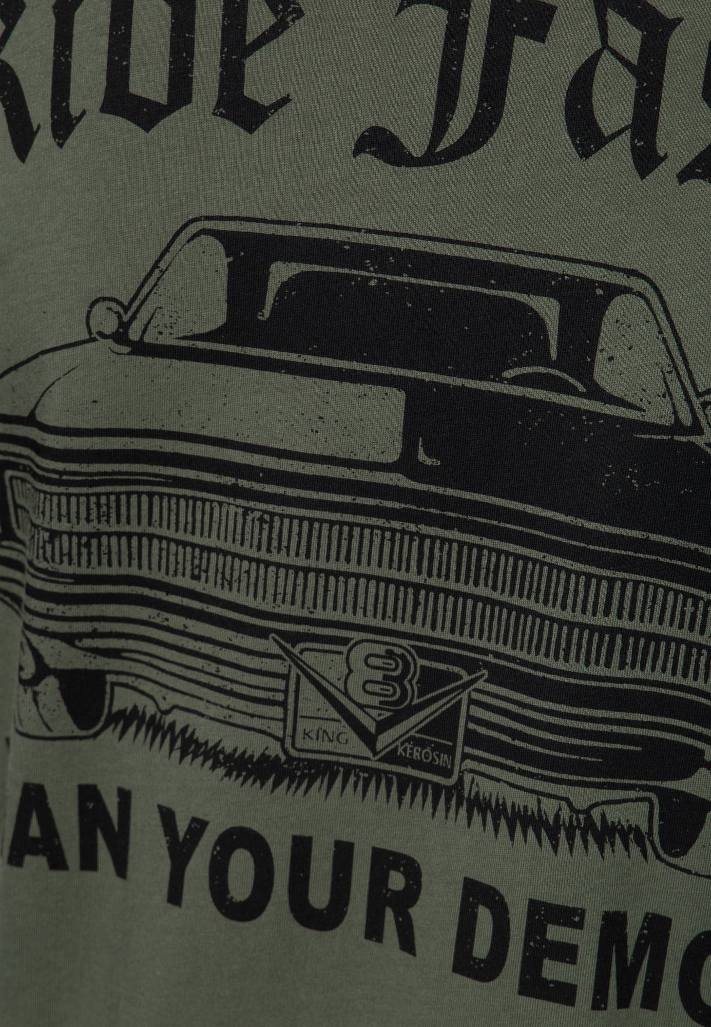 King Kerosin - Print T-Shirt «Faster Than Your Demons»