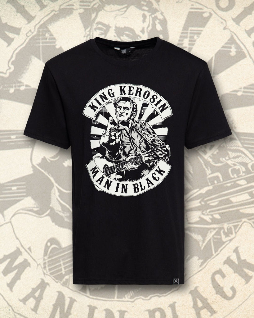 King Kerosin - Print T-Shirt «Man in Black»
