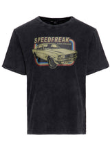 Acid - Washed T-Shirt «Speedfreak» T-Shirts von King Kerosin