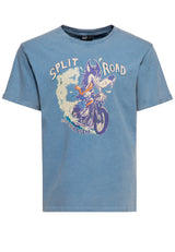 Acid - Washed T-Shirt «Split The Road» T-Shirts von King Kerosin