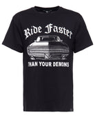 King Kerosin - Printshit mit coolem Frontprint «Faster than your demons»