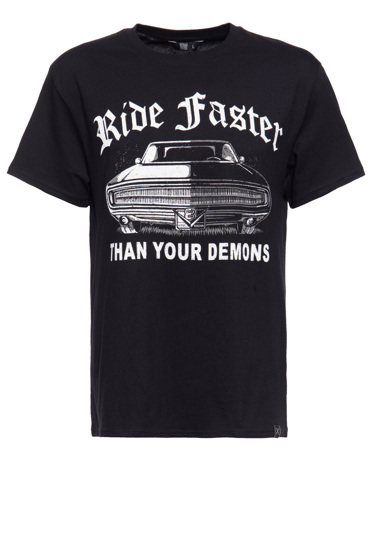 King Kerosin - Printshit mit coolem Frontprint «Faster than your demons»