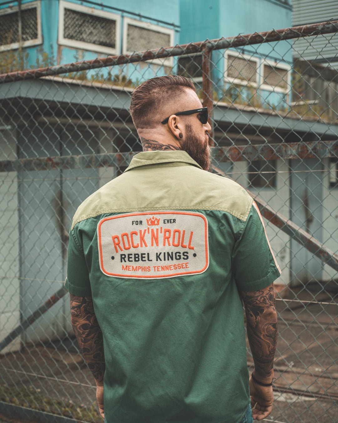 King Kerosin - Racing - Hemd «Rock'n'Roll Rebel Kings»