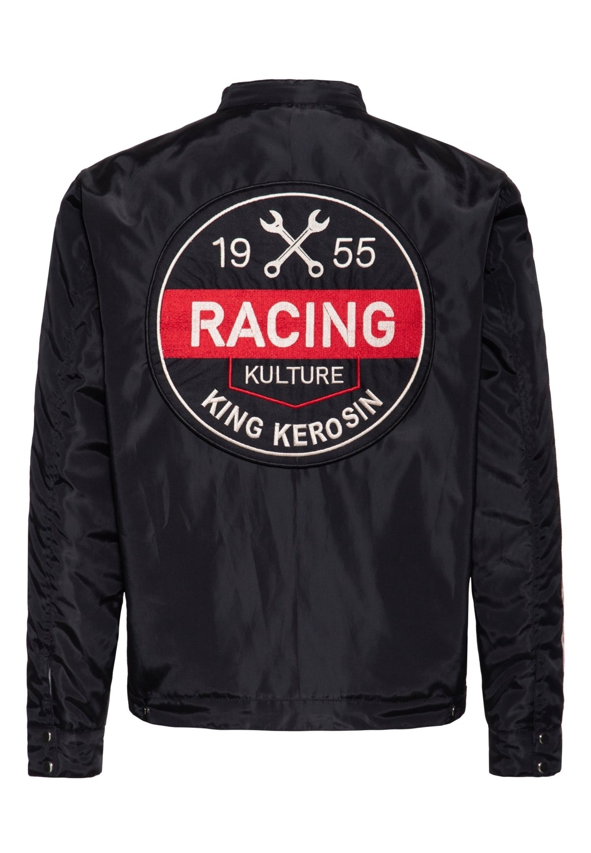 Racingjacke 'Racing Kulture' in Schwarz – Leichte Jacken von King Kerosin - Ansicht 2