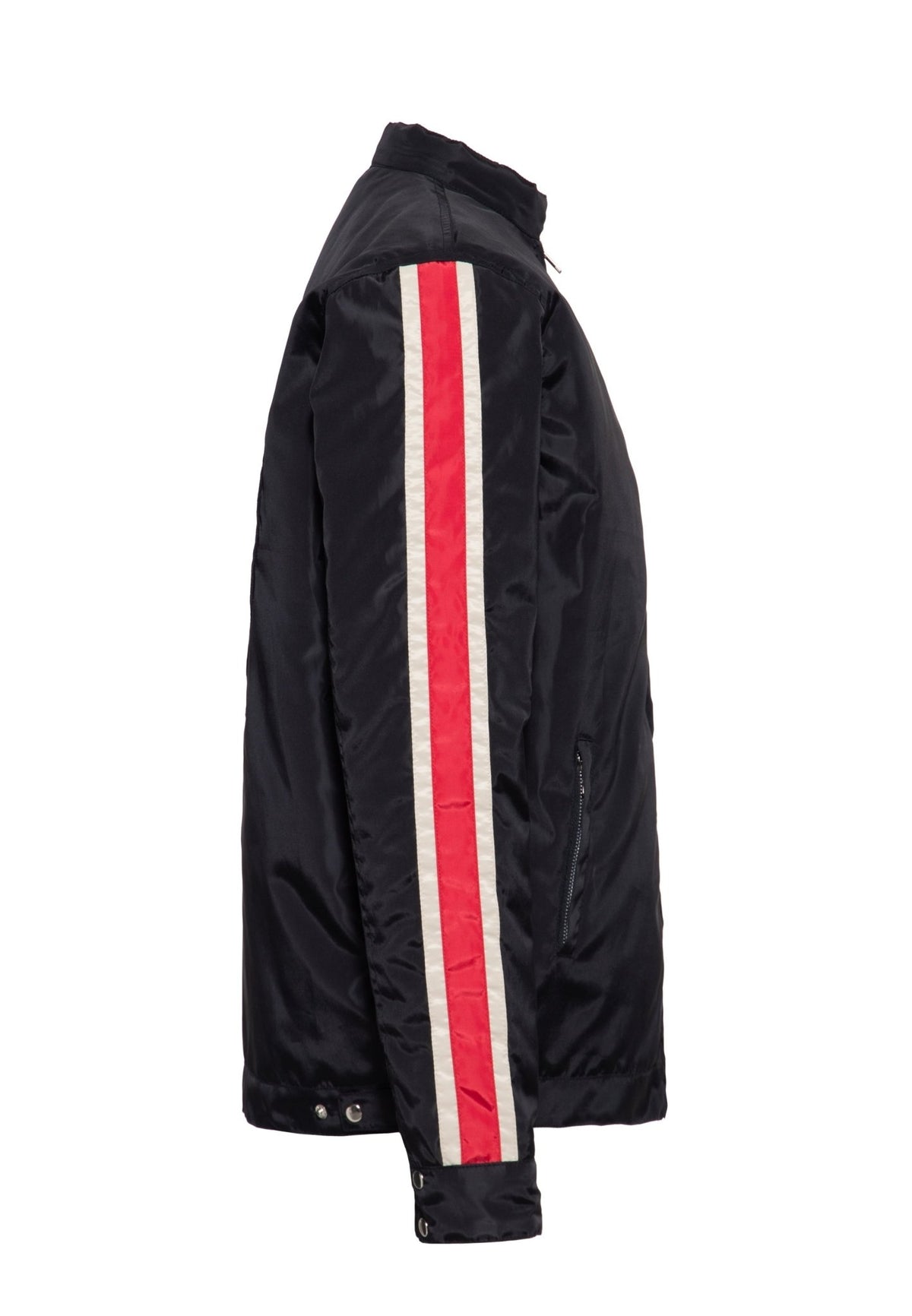 Racingjacke 'Racing Kulture' in Schwarz – Leichte Jacken von King Kerosin - Ansicht 3