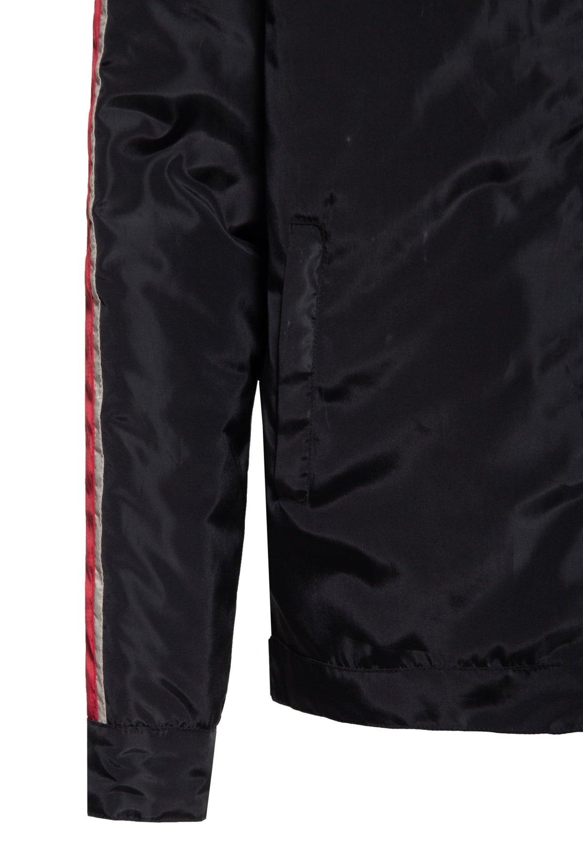 Racingjacke 'Racing Kulture' in Schwarz – Leichte Jacken von King Kerosin - Ansicht 4