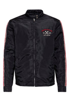 Racingjacke 'Racing Kulture' in Schwarz – Leichte Jacken von King Kerosin - Ansicht 1