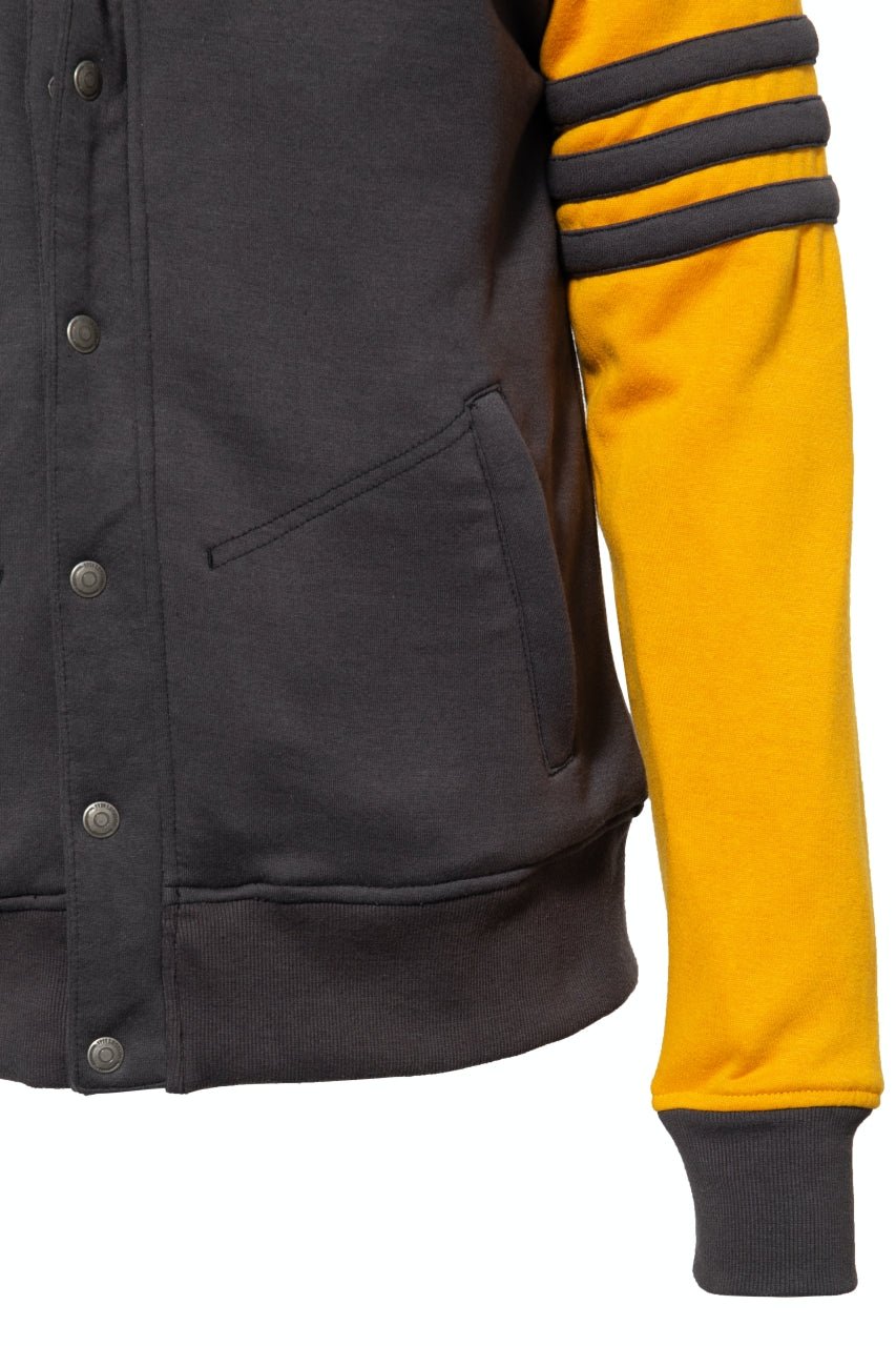 King Kerosin - Raglan Funktions - Hoodie - Jacket im College - Style mit kontrastierenden Raglanärmeln «Motor Service»