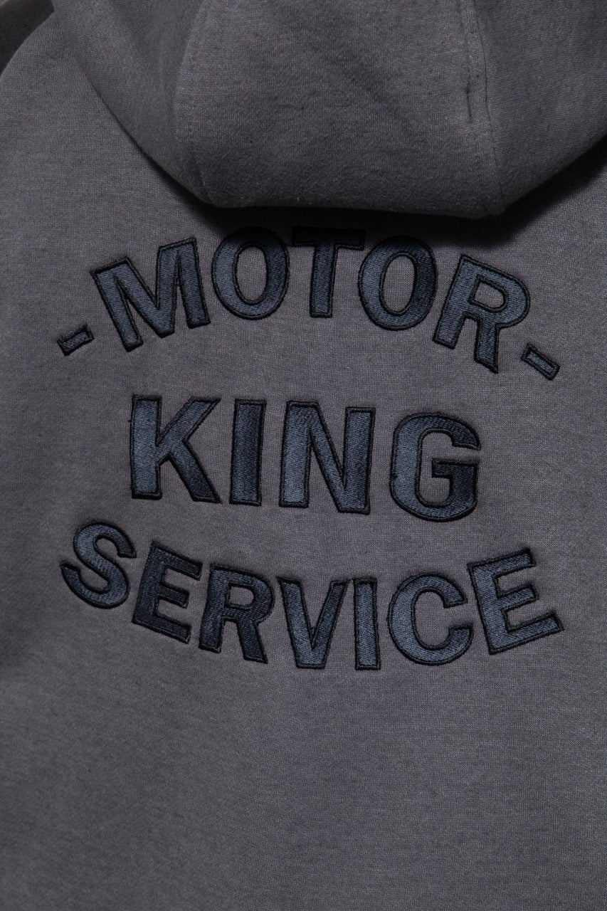King Kerosin - Raglan Funktions - Hoodie - Jacket im College - Style «Motor Service»