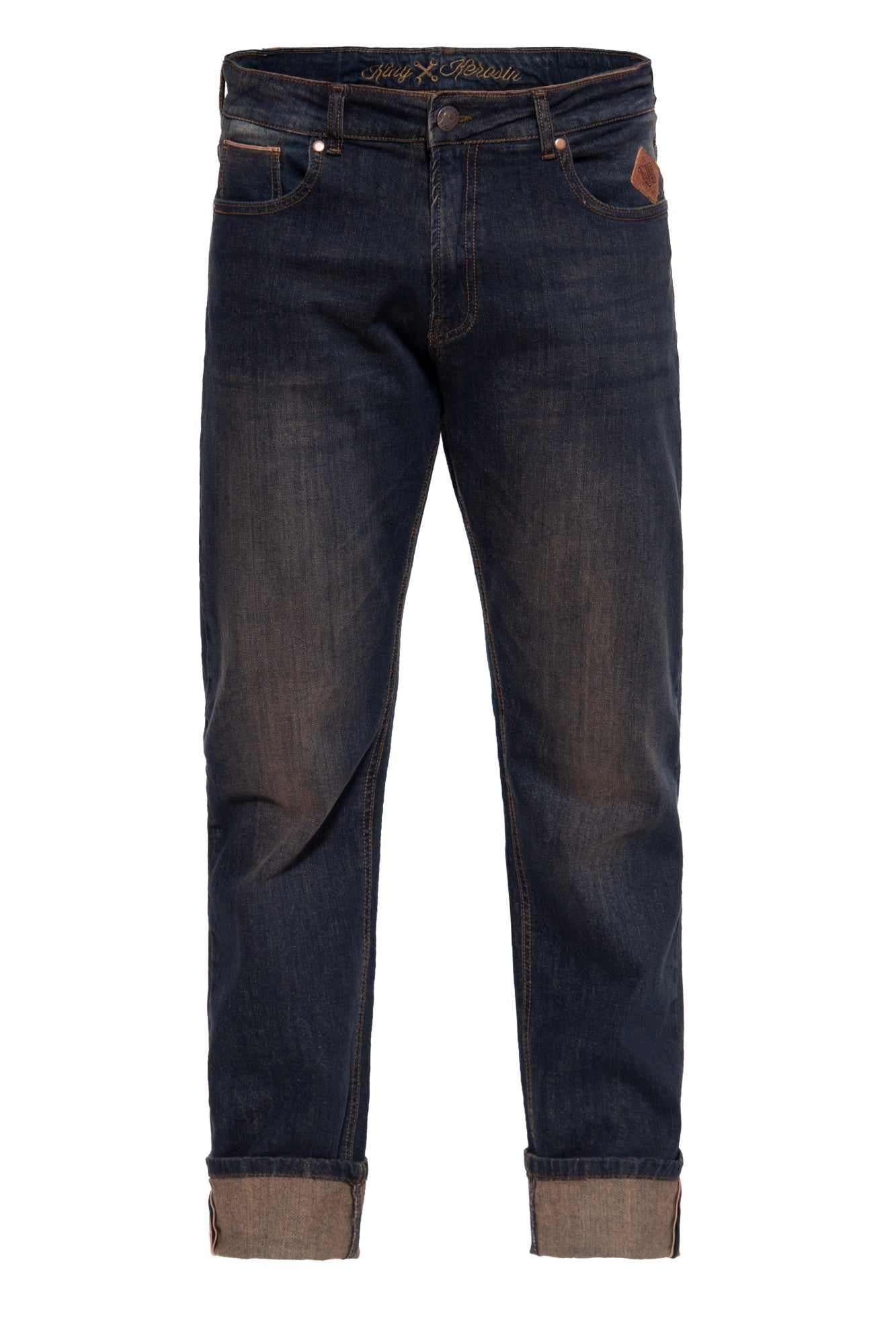 King Kerosin - Red Selvedge Jeans mit coolem Tint Wash «Robin Selvedge»