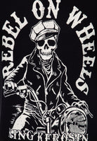 King Kerosin - Regular Fit T-Shirt mit Print in der Front «Rebel on wheels»